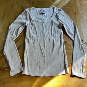 Champion Women's Cream Long Sleeve Top